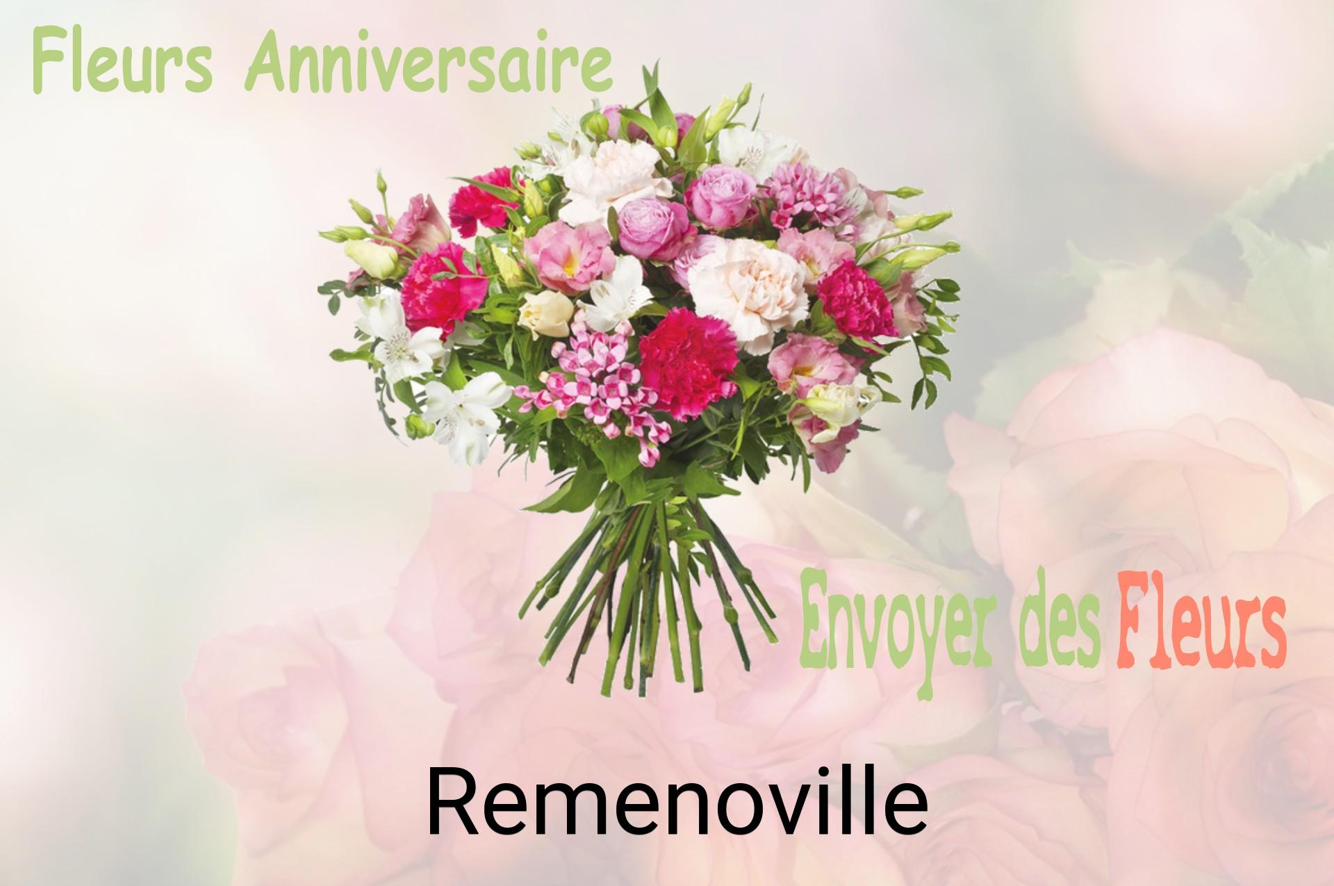 Bouquet de fleurs d’anniversaire livré à Remenoville