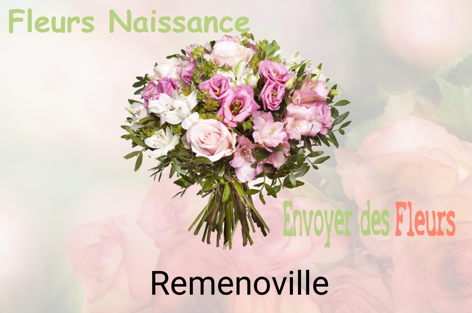 Bouquet de fleurs de naissance livré à Remenoville